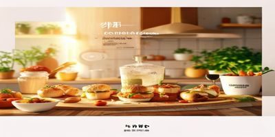 食品品牌蘑菇传媒抖音短视频营销项目，美食博主在厨房场景展示产品烹饪过程，暖色调自然光